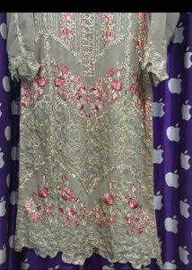 Embroidered Kurta Set with Dupatta