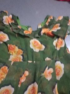 Boutique Piece, Floral Silk Gown