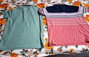 Men's Polo T-Shirt Bundle pink and green