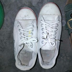 Classic White Canvas Sneakers