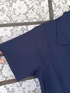 Navy Blue Shirt Dress