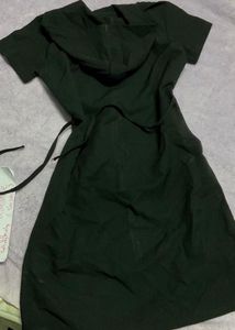 Cute Black Hoodie Dress32-34