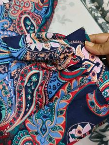 Vibrant Paisley Print Kurta