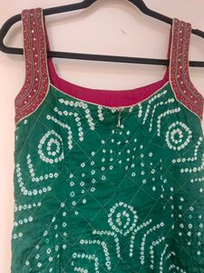 Beautiful Green Kurta embroidered