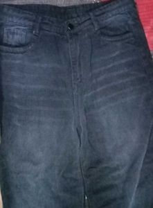 Women's Wide Leg Black Denim Jeans