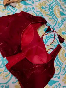 Shimmering Maroon Blouse