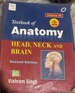 Textbook of Anatomy: Head, Neck and Brain