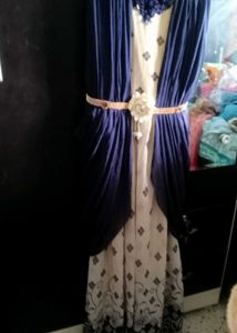 Elegant Ethnic Gown with Belt