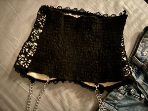 chain corset top
