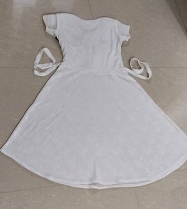 💝 WHITE COAT MODEL DRESS