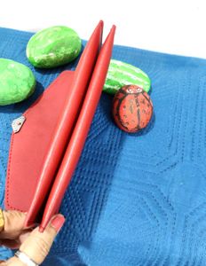 Red Flap Wallet