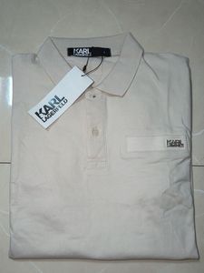 Karl Lagerfeld Polo Shirt - Beige