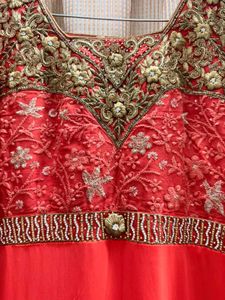 Exquisite Red Embroidered Lehenga Choli