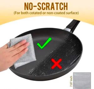 Double Layer Wire Dishcloth 🧽(pack of 6)