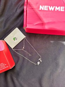 Silver Tulip Pendant Necklace
