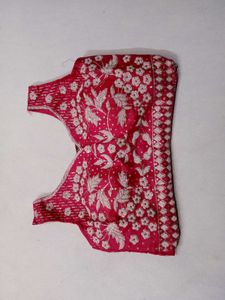 Maroon Peplum Lehenga