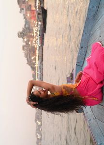 Bohemian Pink Palazzo Pants with Floral Top
