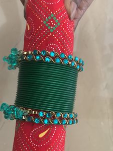 Brand New Fixed Price Green. Bangle Set