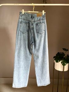 vintage Light Wash straight Denim