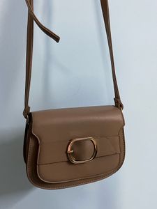 Stylish Beige Crossbody Bag