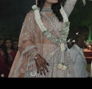 Beautiful diamond work bridal Lehenga