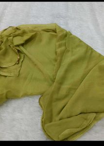 Green Printed Kurta Set with Dupatta