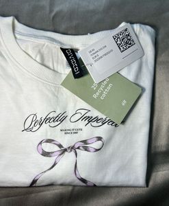 White "Perfectly Imperfect" Graphic T-Shirt