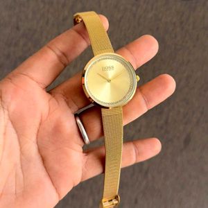 Elegant Gold BOSS Watch