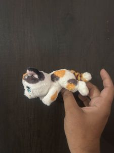 small NICI Calico Cat plush toy