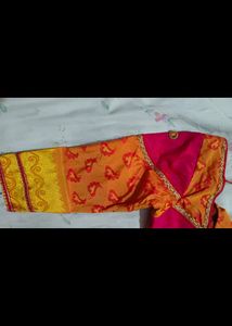 New Pattu Saree Stone Work With Blouse