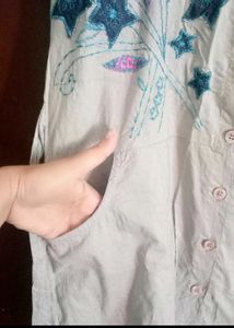 Embroidered dress
