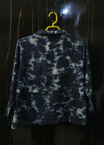 Stylish Tie-Dye Button-Up Shirt