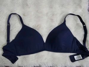 zudio Comfortable Navy Blue Bra