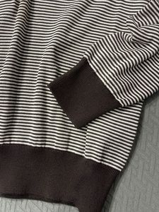 Prada Striped Long Sleeve Polo unisex full sleeves