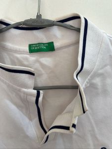 White Benetton T-Shirt