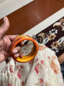 Handcrafted Wooden Bangles - Set of 2