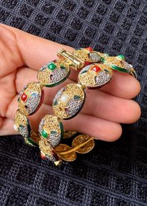 Gold Tone Ethnic Necklace &amp; Earrings Set