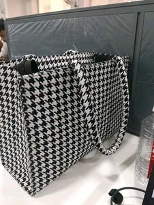 Houndstooth Tote Bag