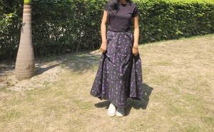Floral Long Skirt