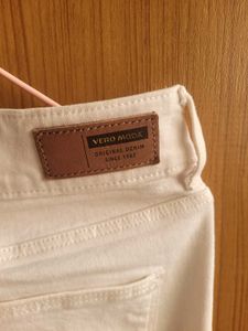 Vero Moda White Flare Jeans