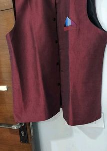 Maroon Nehru Jacket
