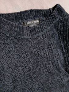 Navy blue Long Sleeve Pullover