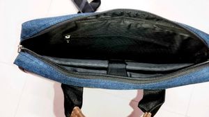 Denim Blue Laptop Bag