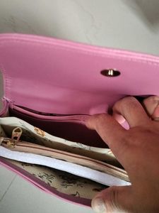 Stylish Pink Quilted Wallet