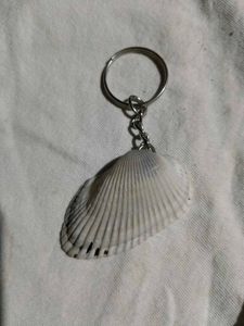 Unique Seashell Keychain