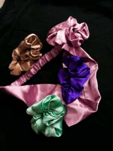 FREE headband with Satin scrunchies 🎉