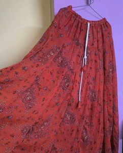 Floral Print long Skirt