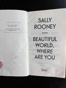 Beautiful World where Are you by Sally Rooney