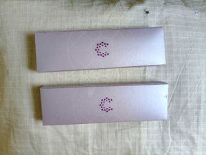 2x caratlane empty gift boxes for storage or gifti