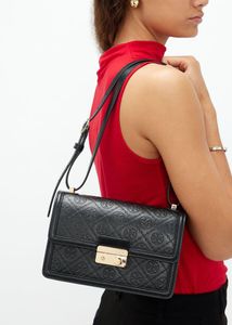Tory Burch Black Quilted Shoulder Bag